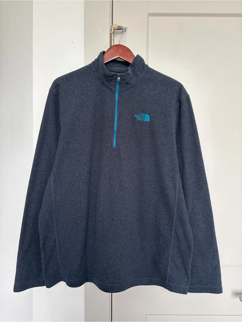 THE NORTH FACE 1/2 ZIP PULLOVER BLUE MENS XL